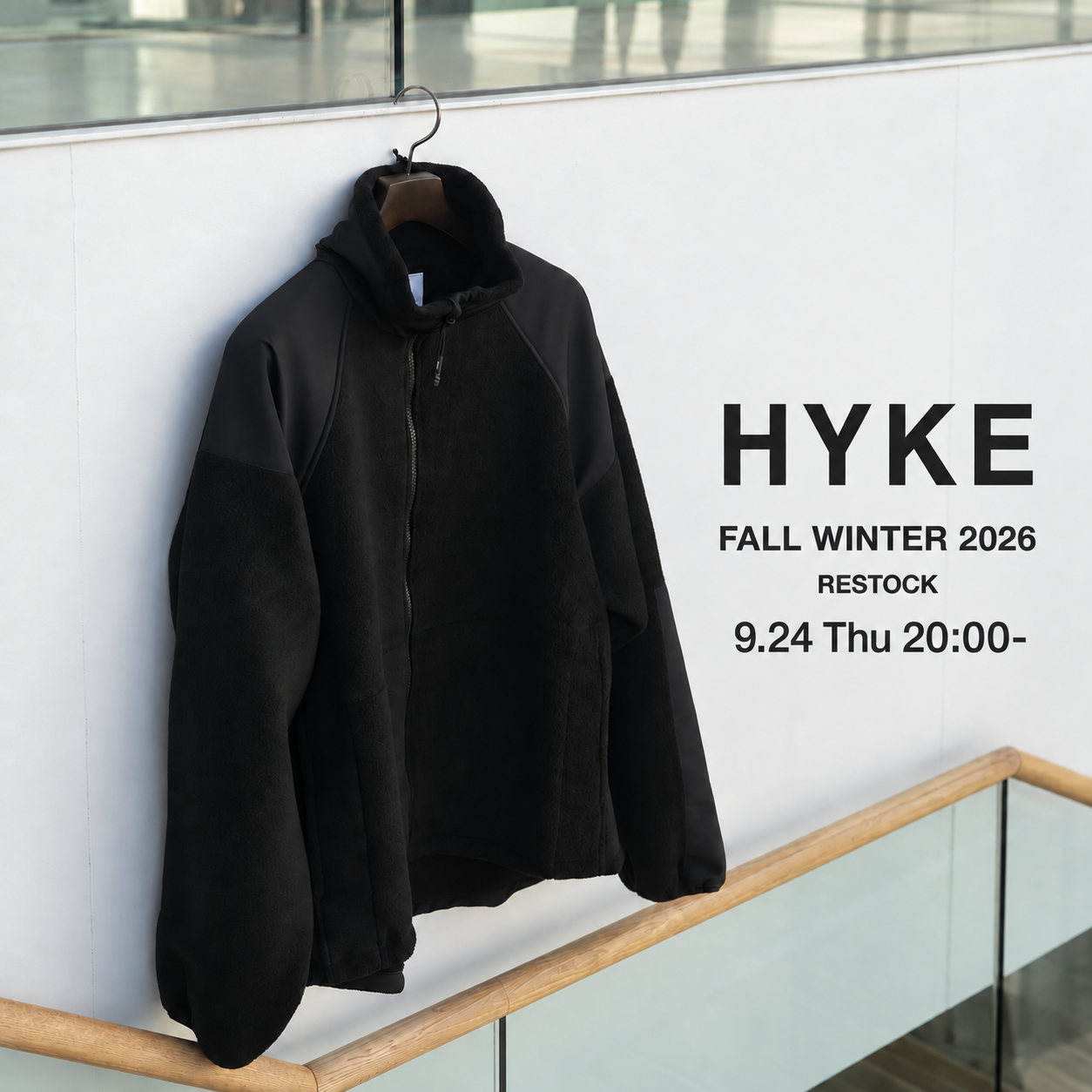【まもなく発売】HYKE｜SHOULDER POUCHなど、一部完売アイテムが待望の再入荷！9/24(木)20:00～