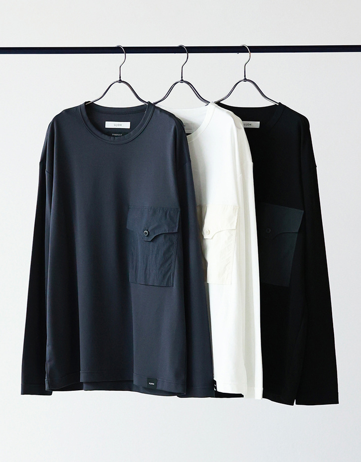 UJOH Pocket Long Sleeve Pullover