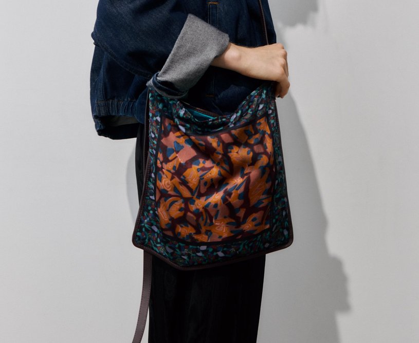 DRIES VAN NOTEN プリントバッグ