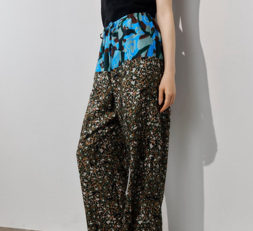 DRIES VAN NOTEN プリントパンツ