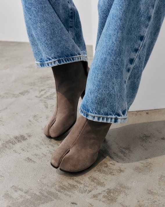 Maison Margiela スエードのタビブーツ
