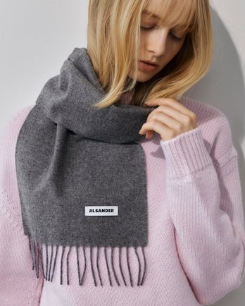 JIL SANDER ウールスカーフ