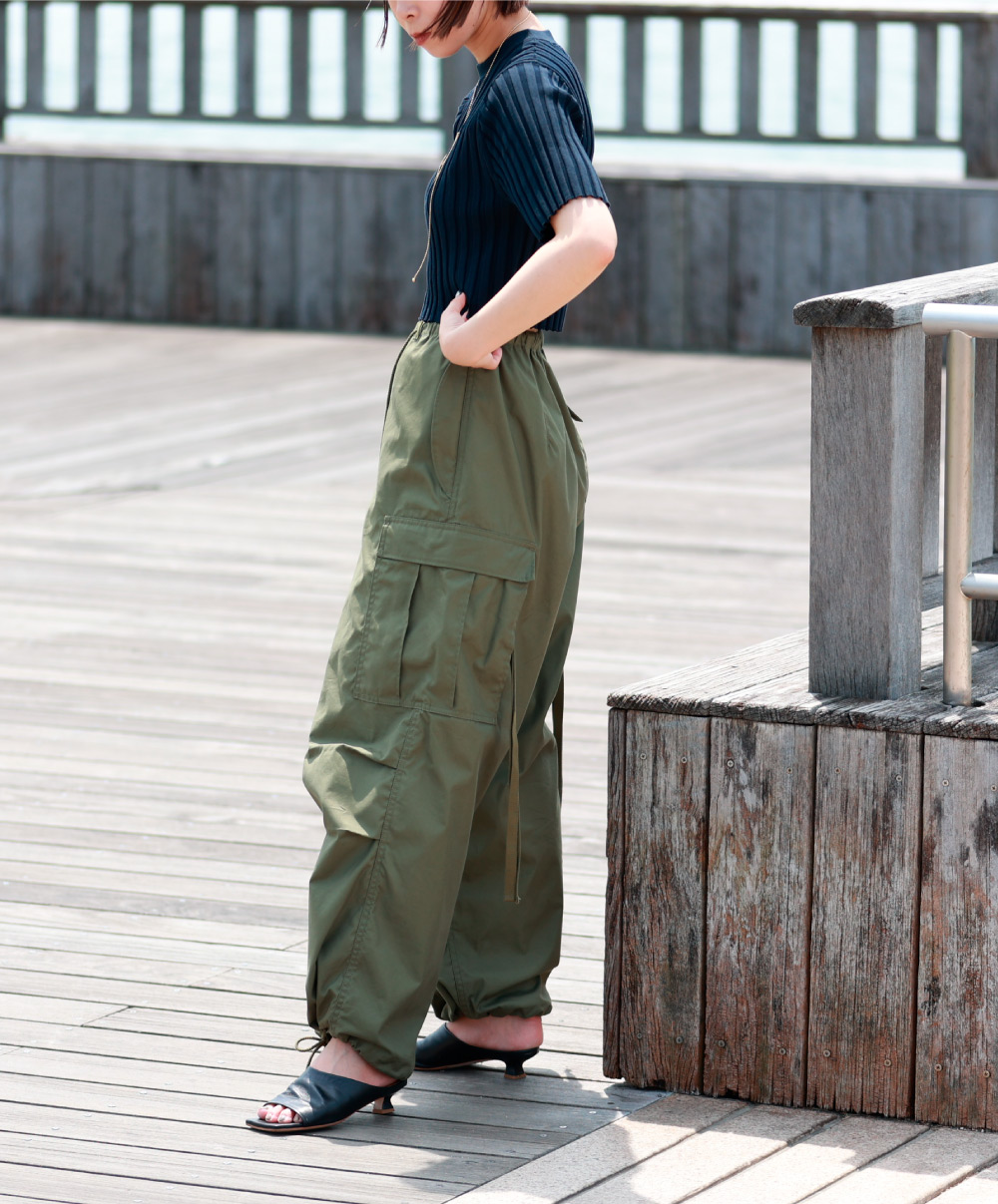 HYKE TYPE M-51 SHELL PANTS