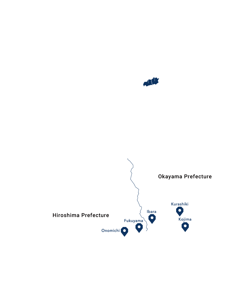 備中・備後・備前エリアのイメージ