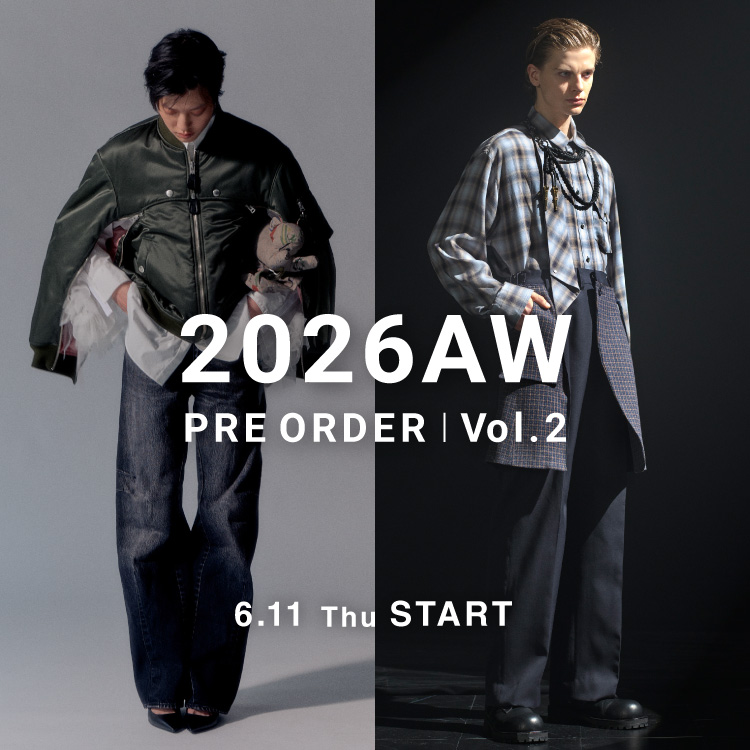 予約第2弾スタート｜26AW COLLECTION