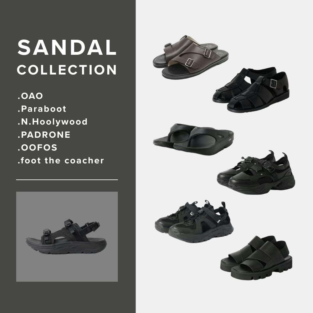 SANDAL COLLECTION | 欲しいが見つかるラインナップをご紹介