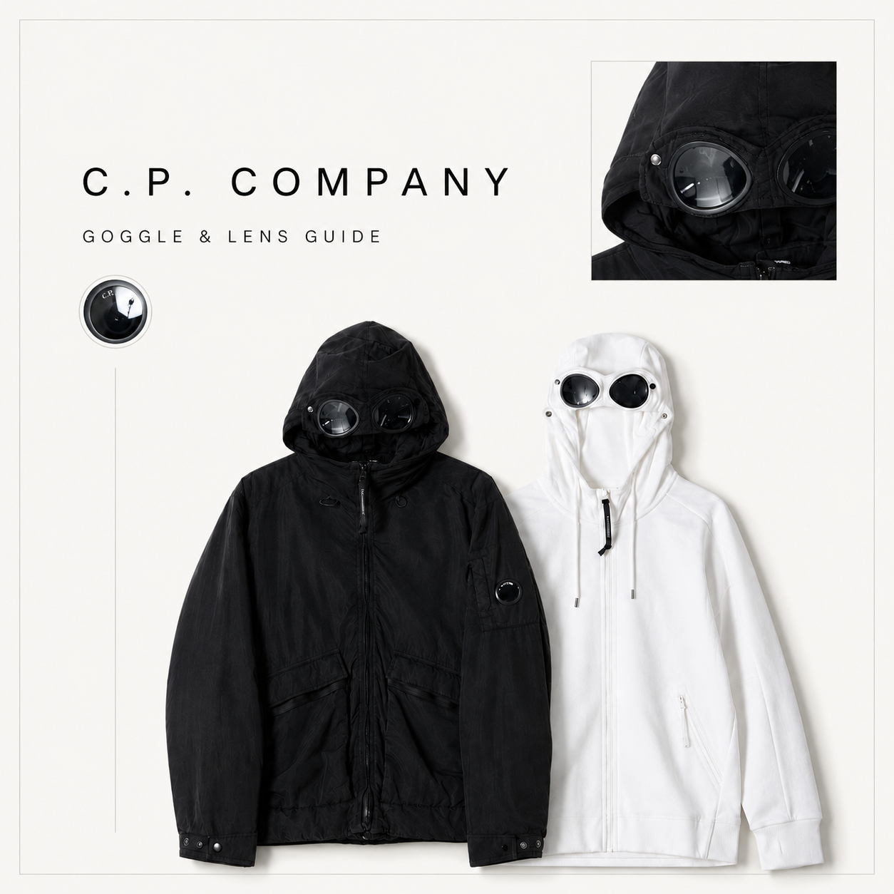 C.P. Companyのゴーグルとレンズの違い｜由来と選び方を解説