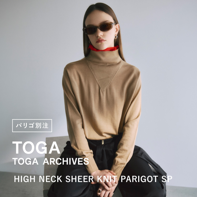 【8.15 sat】TOGA×PARIGOT別注アイテムが登場！