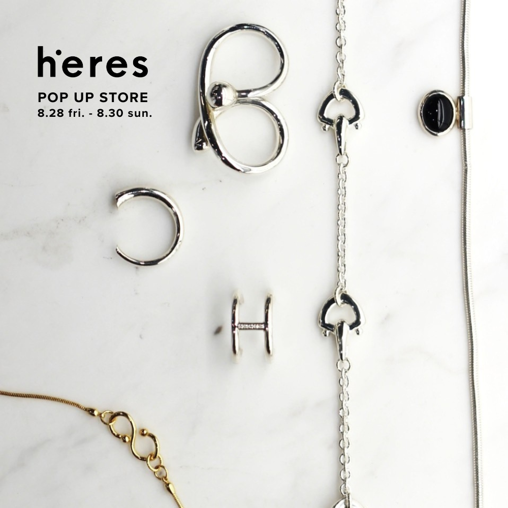 【3日間限定！】8.28(金)～8.30(日)「h’eres」がGINZA SIX メンズ店＆オンラインに登場