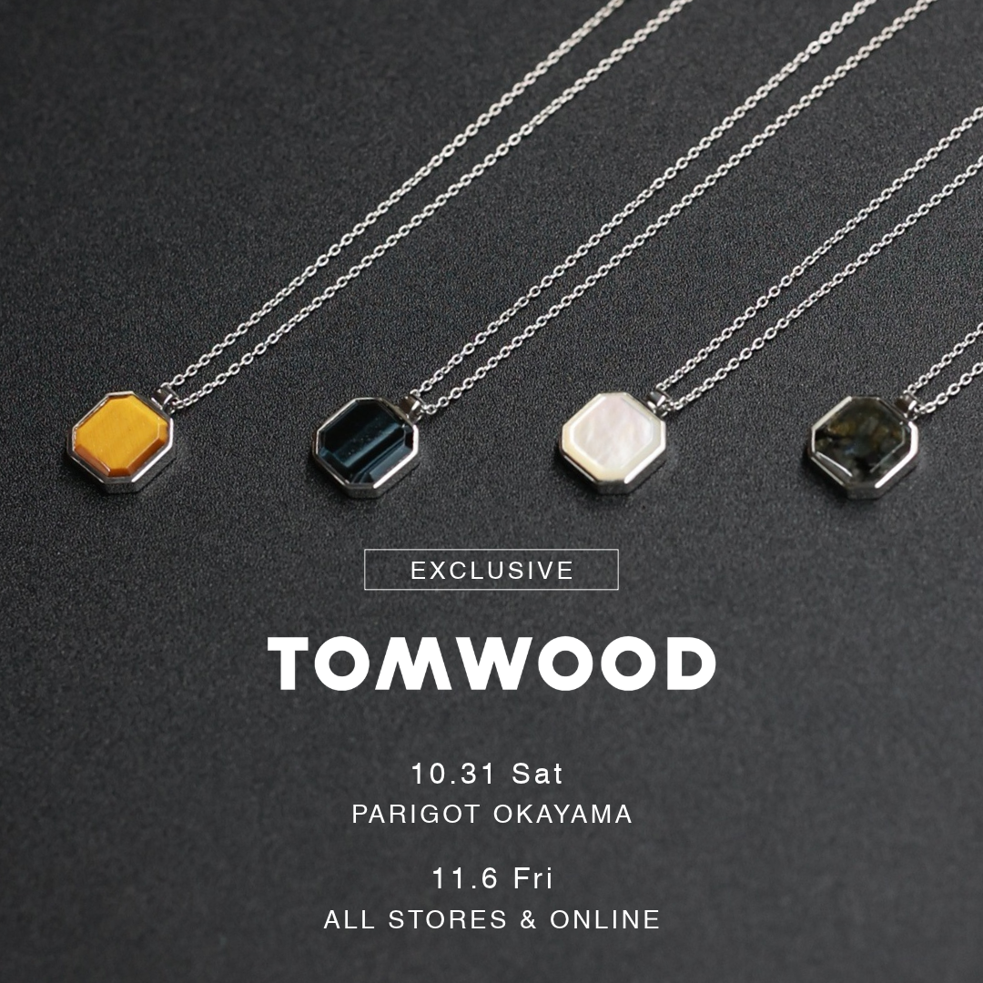 【10/31(土)岡山店先行】TOM WOOD別注｜新作ペンダント登場。