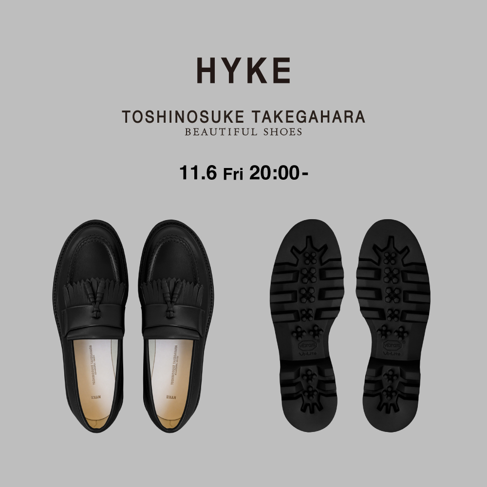 【11/6(金)20時発売】BEAUTIFUL SHOES × HYKE コラボシューズ登場