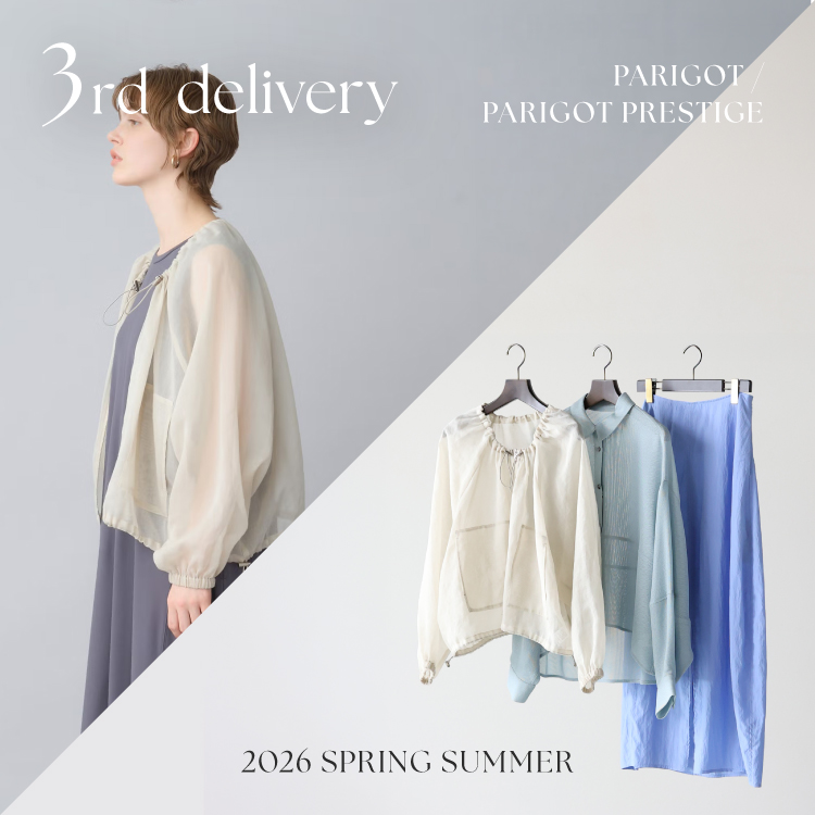 PARIGOT 2026SS｜3rd Delivery