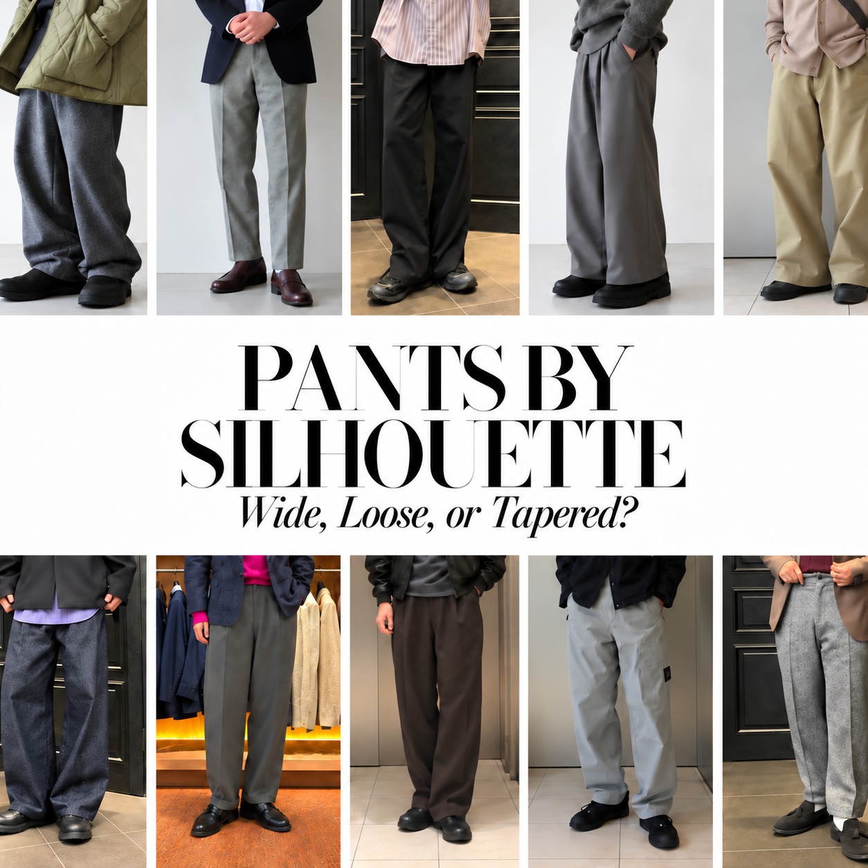 PANTS BY SILHOUETTE｜30 items.