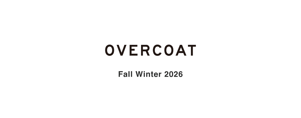 OVERCOAT 2026 Autumn/Winter