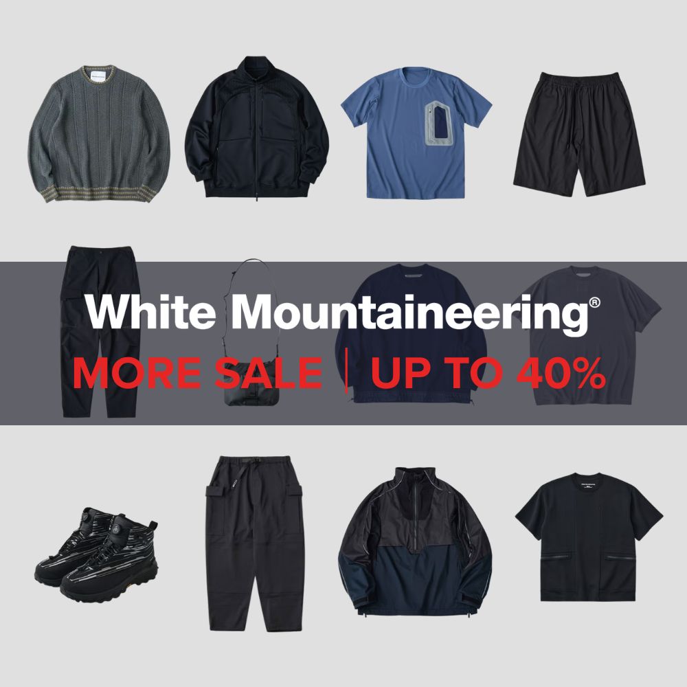 【UP TO 40% OFF】White Mountaineeringのセールアイテム一覧｜30％・40％OFFのおすすめを厳選