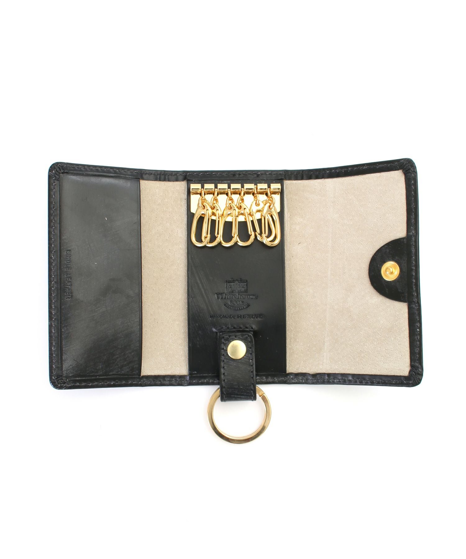 White house cox(ホワイトハウスコックス)】 KEY CASE WITH RING