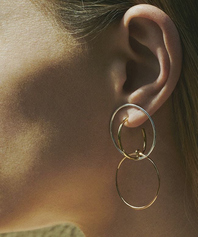 6*5様 Charlotte Chesnais シャルロットシェネ　ピアス　深水 Charlotte Chesnais(シャルロットシェネ)】 BOUCLE D'OREILLE GALILEA