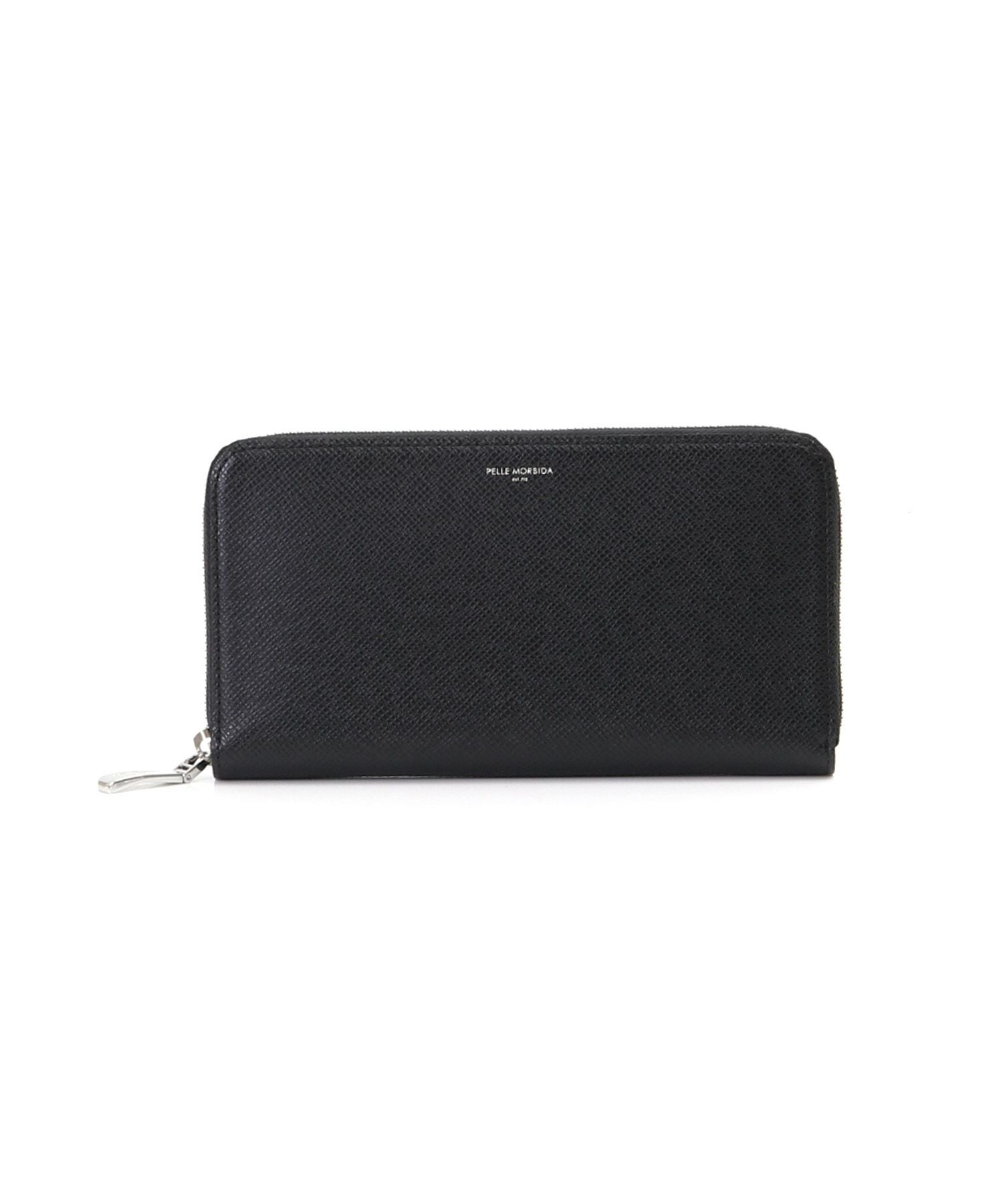 PELLE MORBIDA(ペッレモルビダ)】 Barca ラウンドジップウォレット