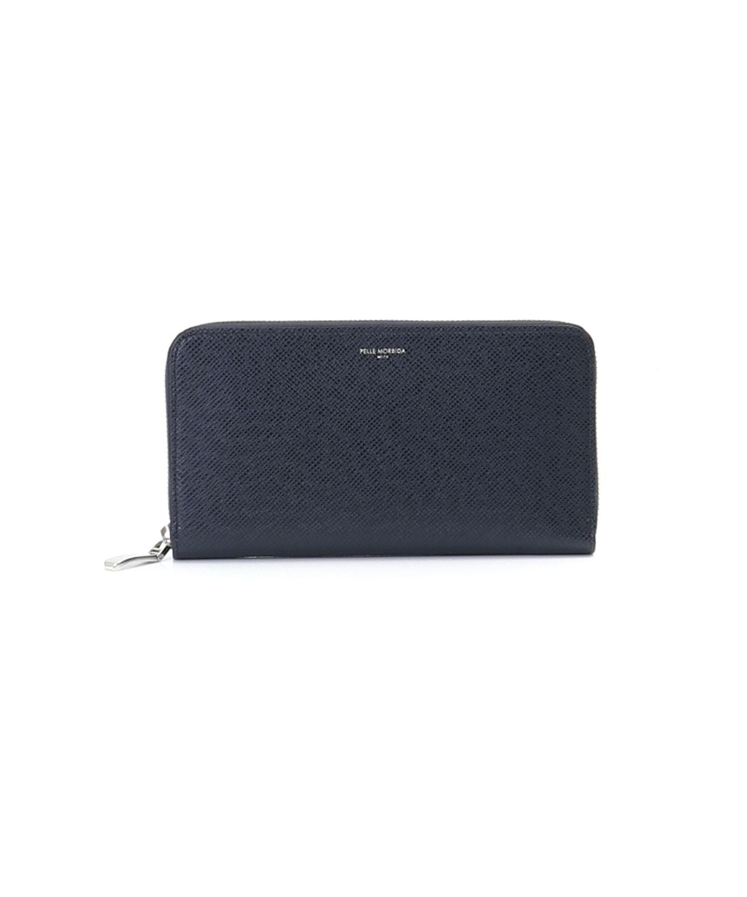 PELLE MORBIDA(ペッレモルビダ)】 Barca ラウンドジップウォレット
