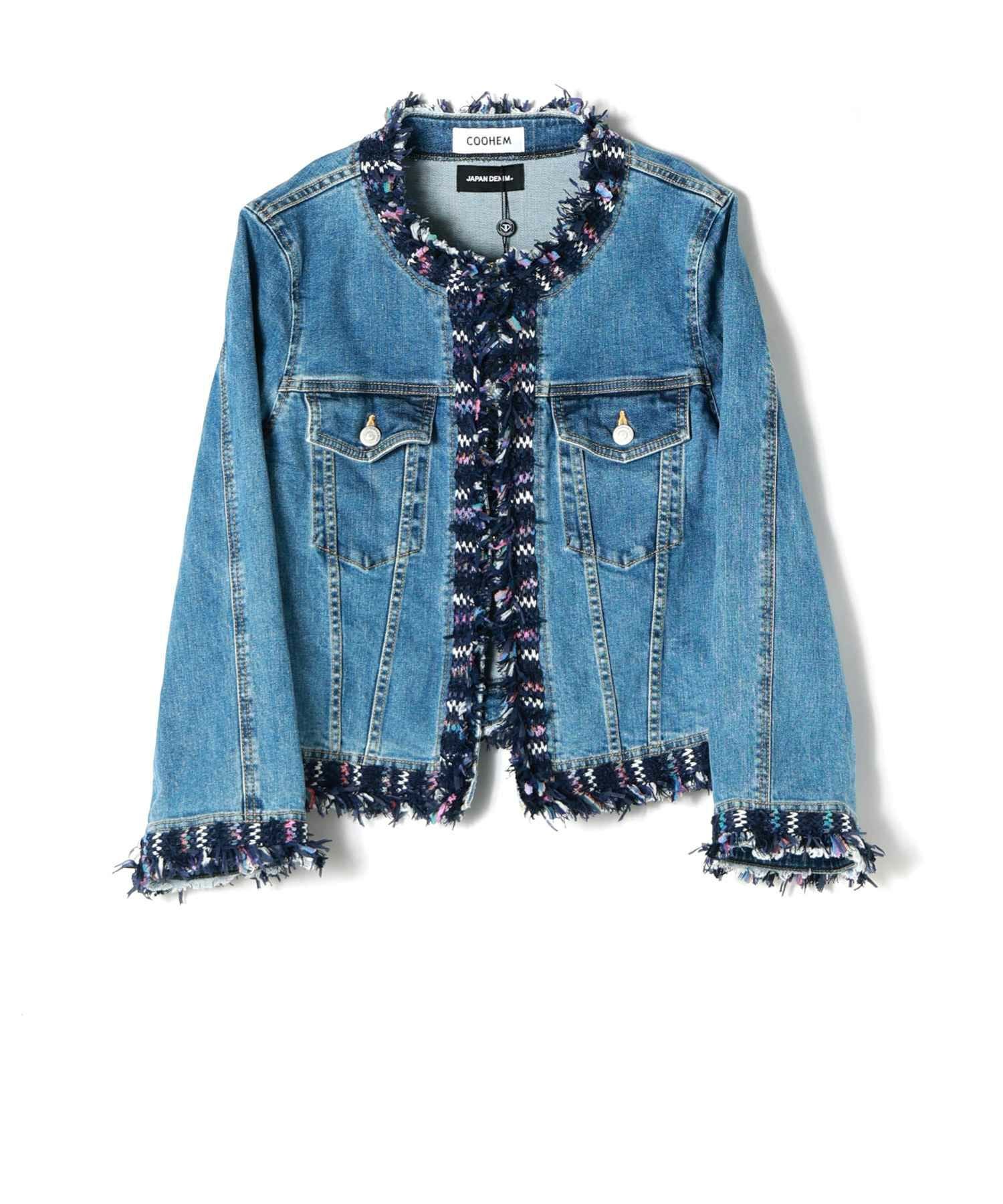 【PARIS DE AOUNE】サンカクチャココラボデニム 新品 FREE 青 shaka-neo-fiesta-denim-2025-sk