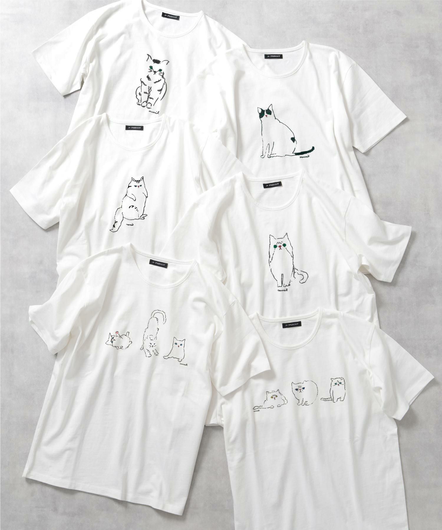 MUVEIL(ミュベール)】 PARIGOT別注 Onomichi Cat Tshirt｜PARIGOT