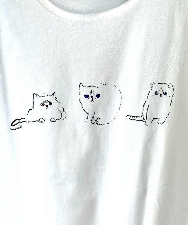MUVEIL(ミュベール)】 PARIGOT別注 Onomichi Cat Tshirt｜PARIGOT