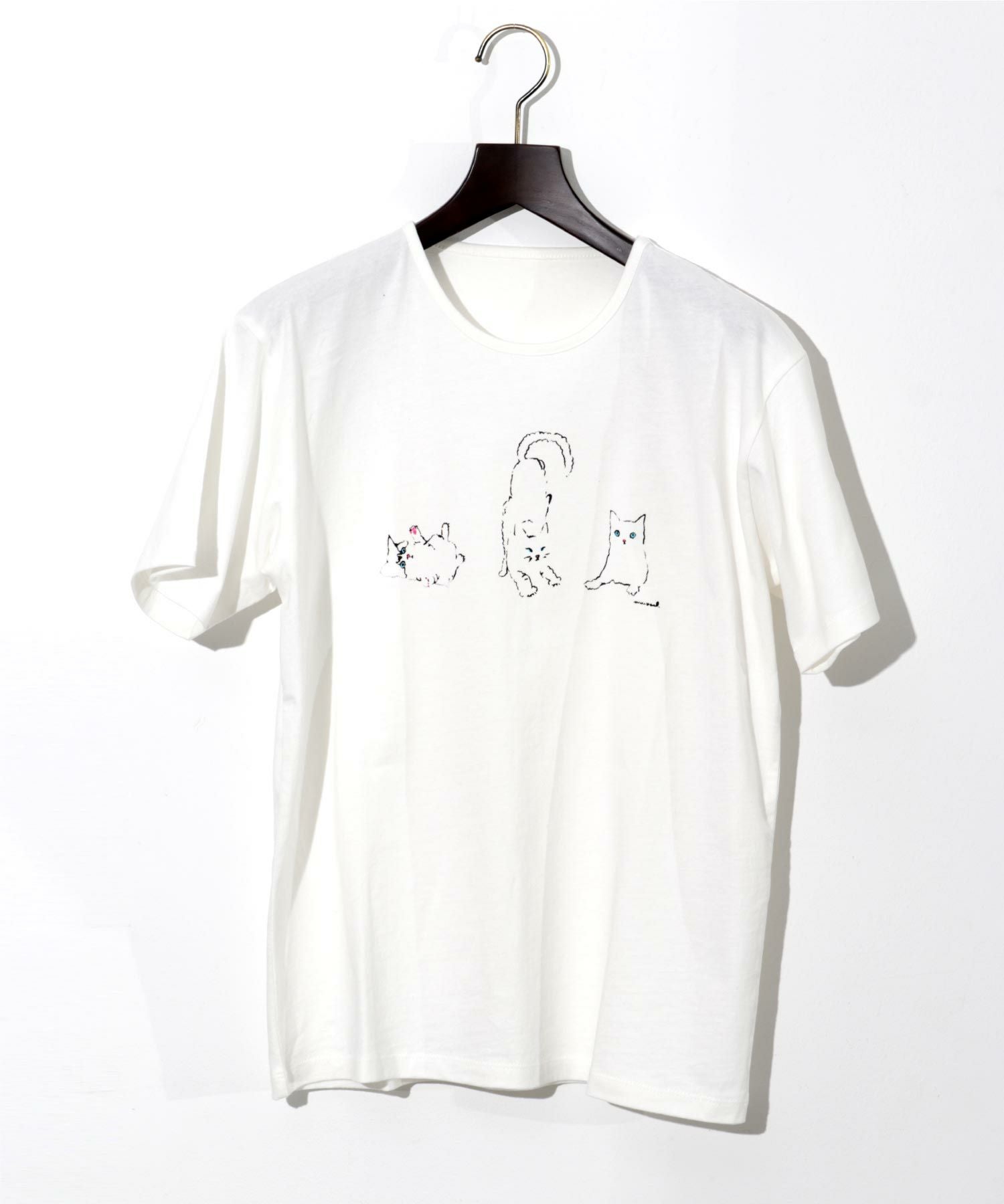 MUVEIL(ミュベール)】 PARIGOT別注 Onomichi Cat Tshirt｜PARIGOT