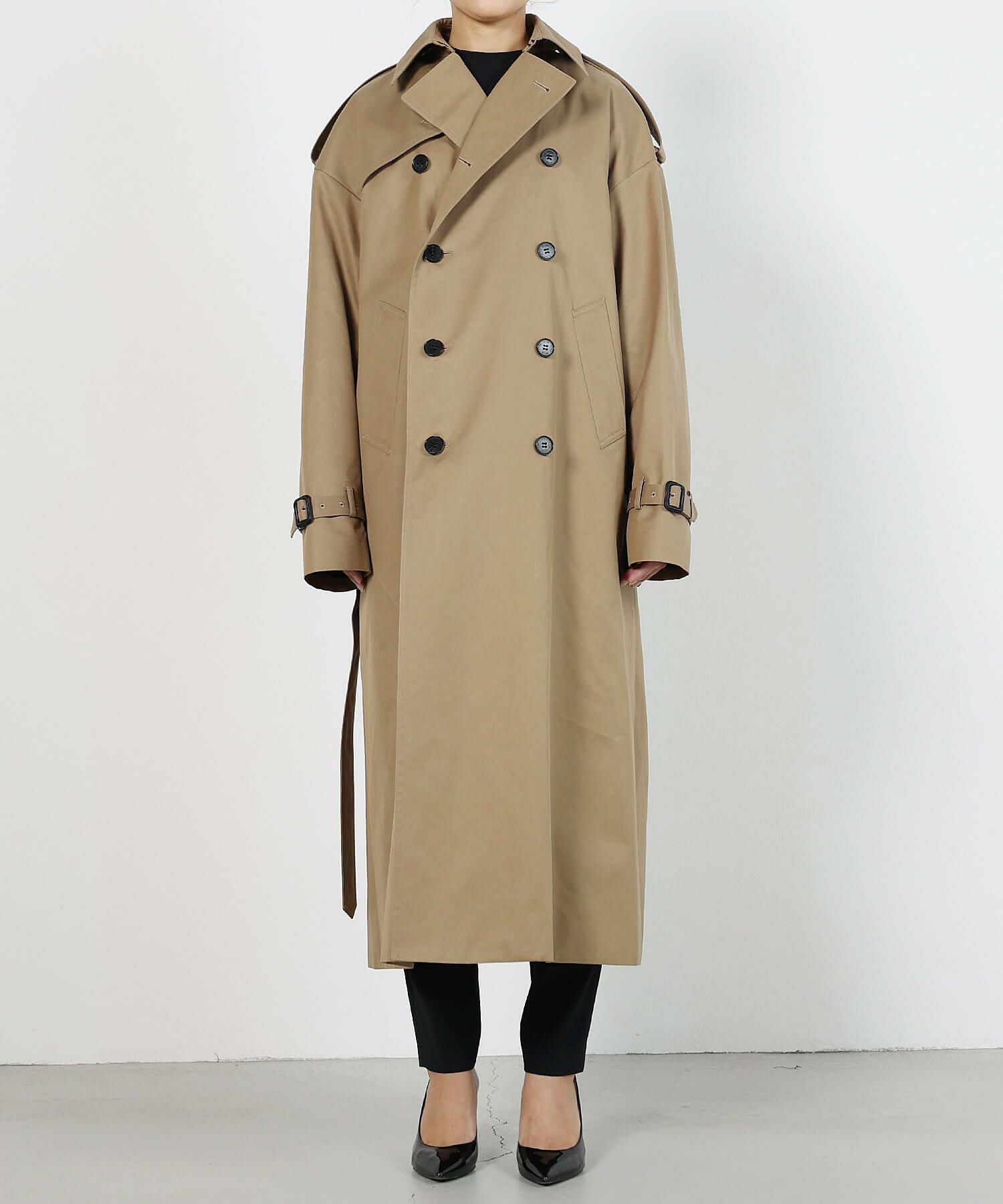 HYKE(ハイク)】 TRENCH COAT/BIG FIT コート 通販