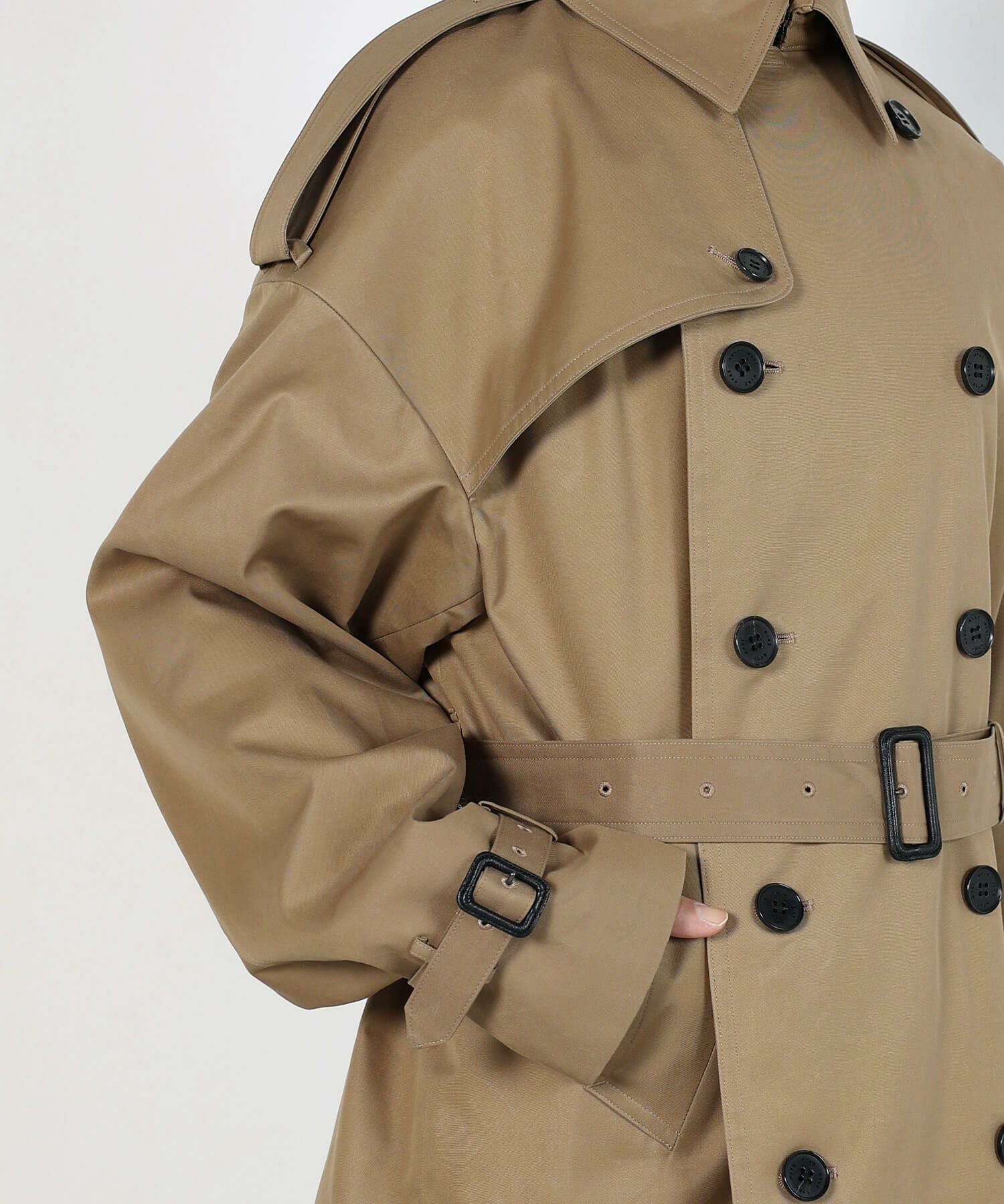 HYKE(ハイク)】 TRENCH COAT/BIG FIT コート 通販