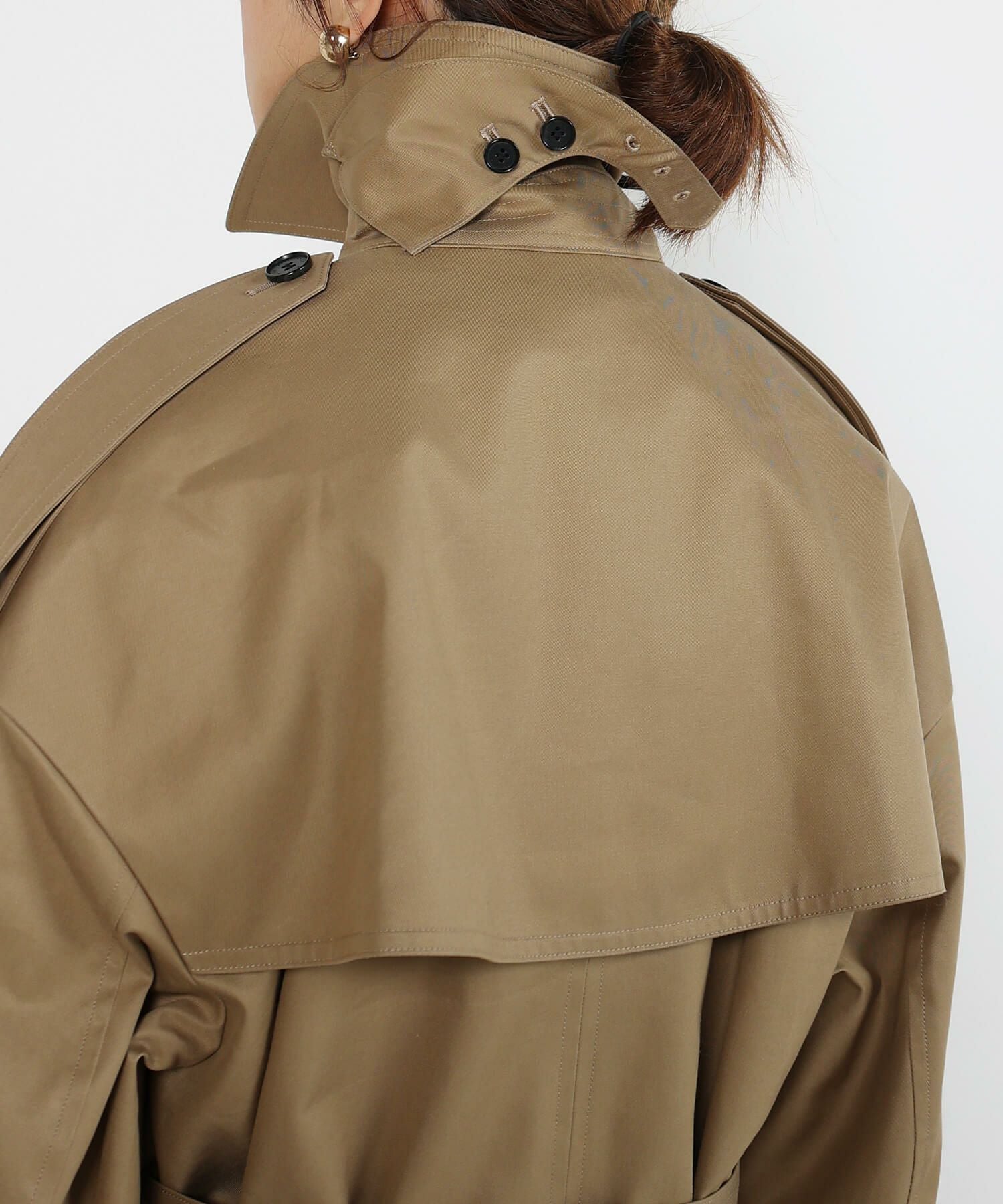 HYKE(ハイク)】 TRENCH COAT/BIG FIT コート 通販