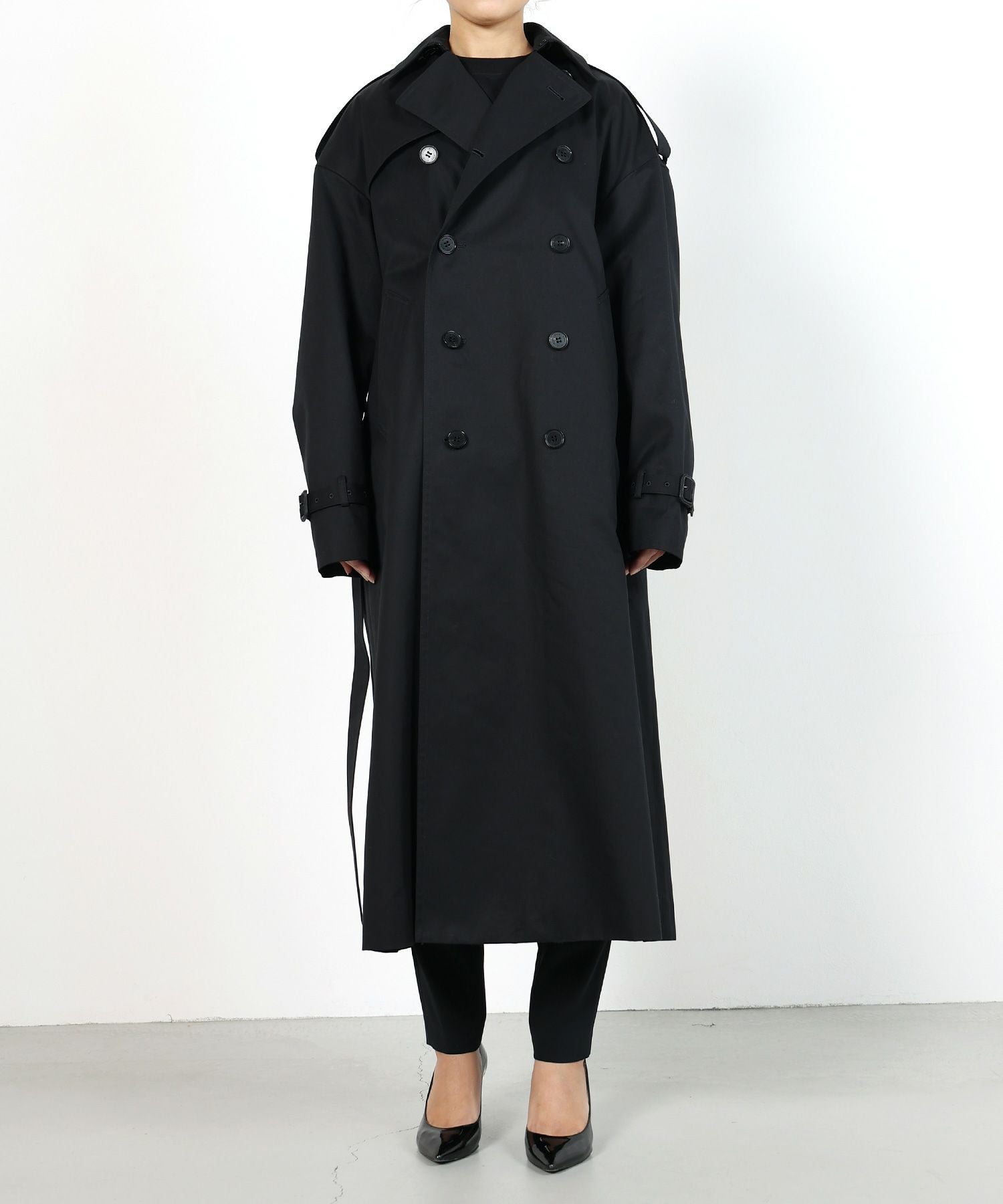 HYKE(ハイク)】 TRENCH COAT/BIG FIT コート 通販