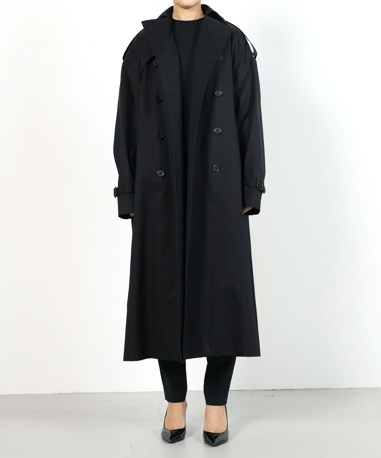 HYKE(ハイク)】 TRENCH COAT/BIG FIT コート 通販