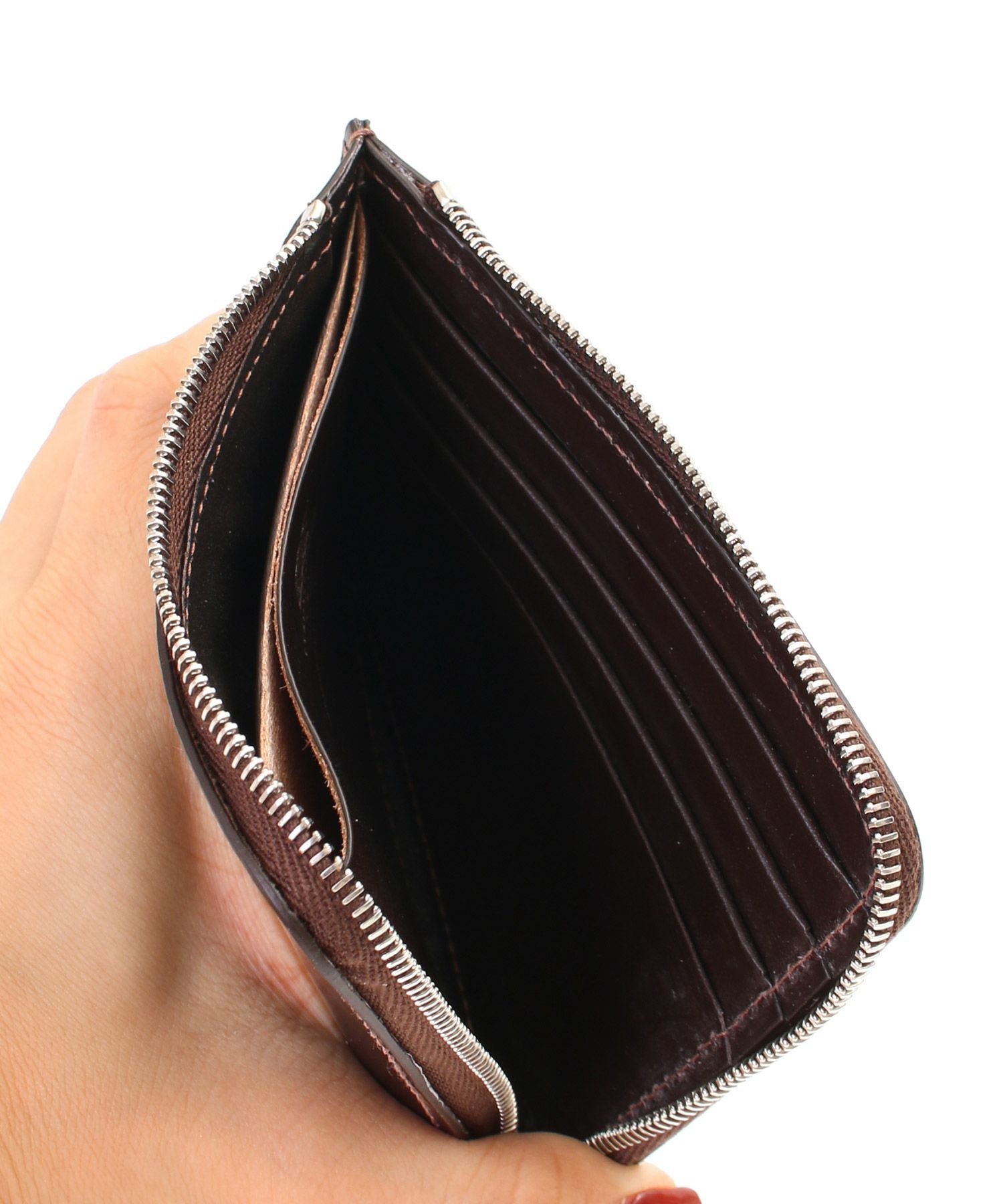 White house cox(ホワイトハウスコックス)】 SLIM ZIP WALLET / BRIDLE