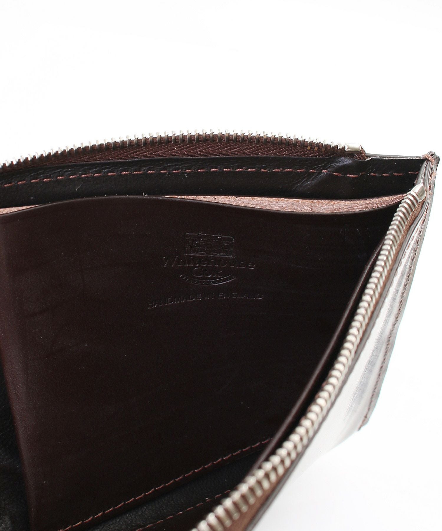 White house cox(ホワイトハウスコックス)】 SLIM ZIP WALLET / BRIDLE