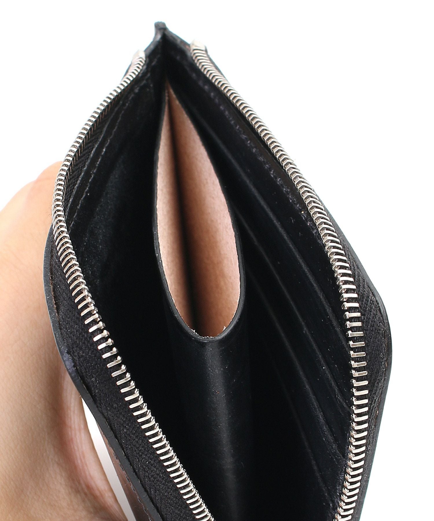 whitehousecox ZIP WALLET ホワイトハウスコックス White house cox(ホワイトハウスコックス)】 SLIM ZIP WALLET / BRIDLE