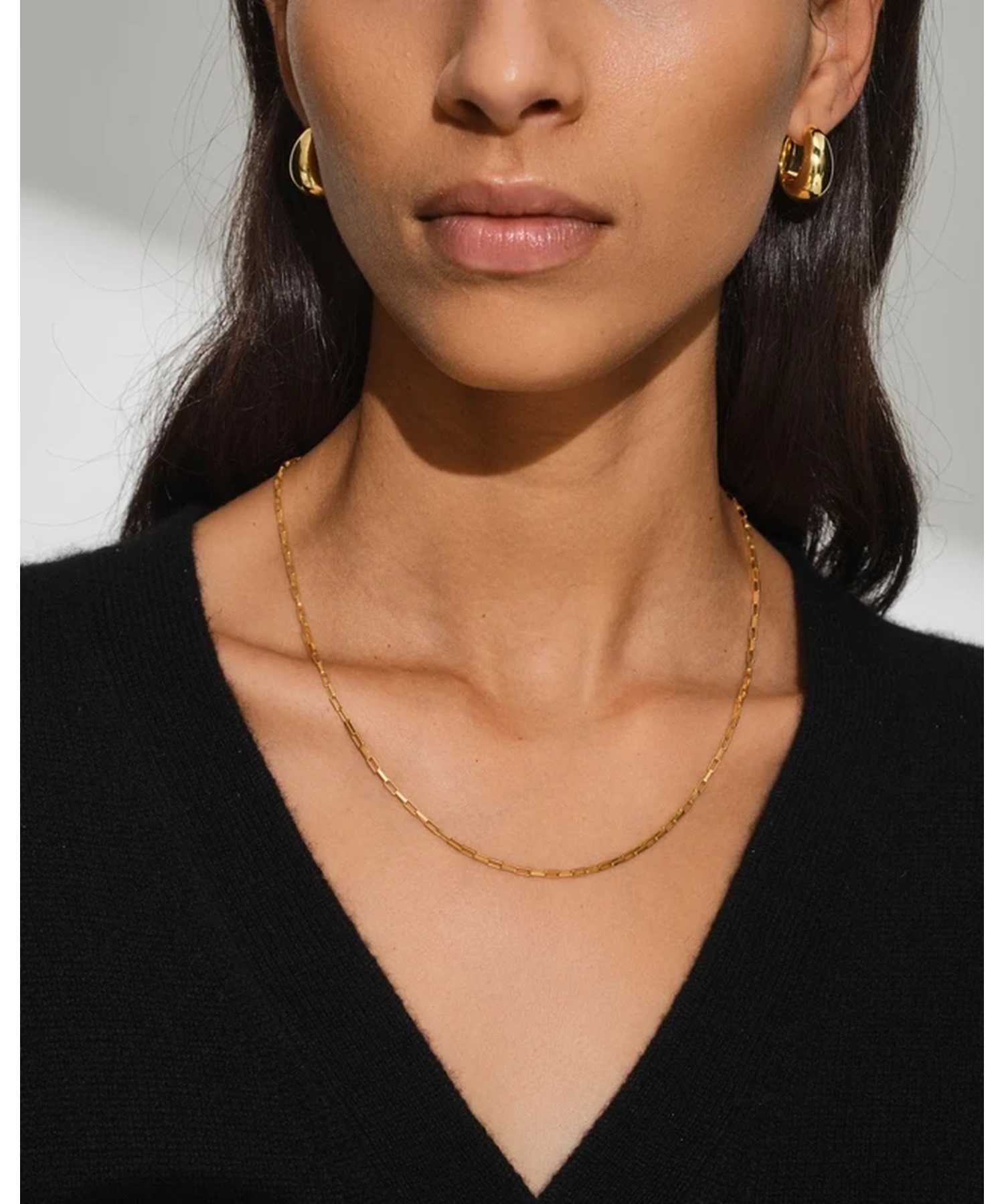 TOM WOOD(トムウッド)】 Ice Hoop Medium Gold ピアス｜PARIGOT ONLINE