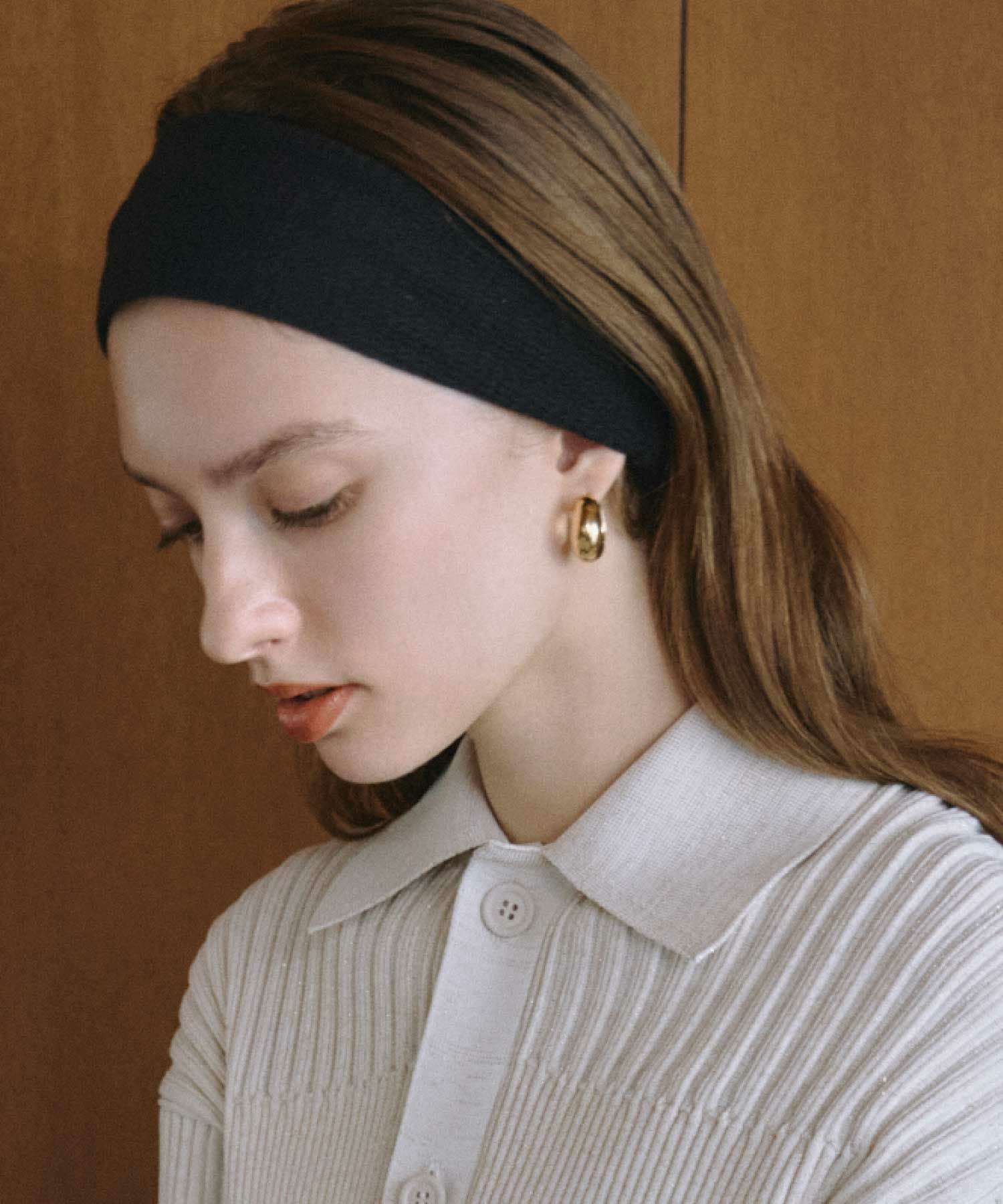 TOM WOOD(トムウッド)】 Ice Hoop Medium Gold ピアス｜PARIGOT ONLINE