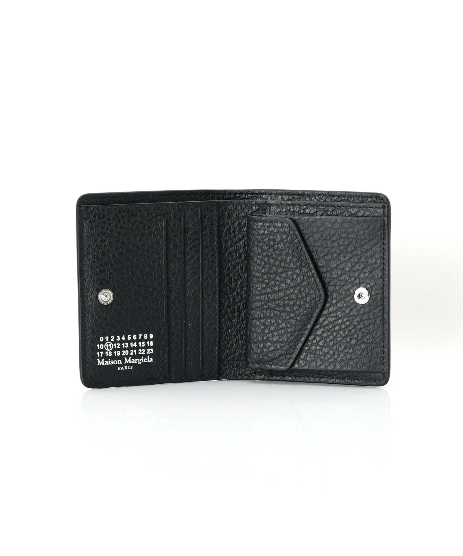 Maison Margiela レザーポッパーウォレット2つ折り財布　正規品 Maison Margiela(メゾンマルジェラ)】 WALLET CLIP 2｜PARIGOT ONLINE