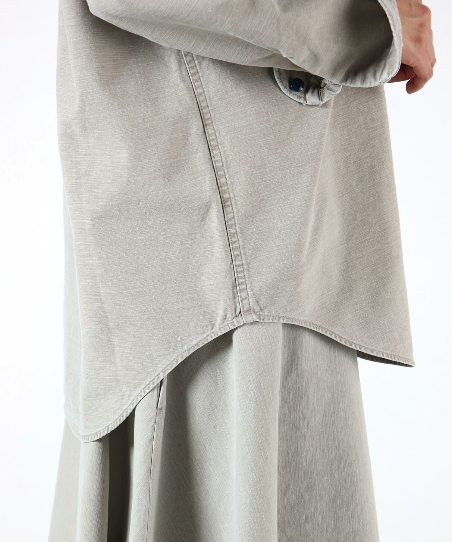 MADISONBLUE(マディソンブルー)】 HAMPTON BACK SATIN SHIRT｜PARIGOT