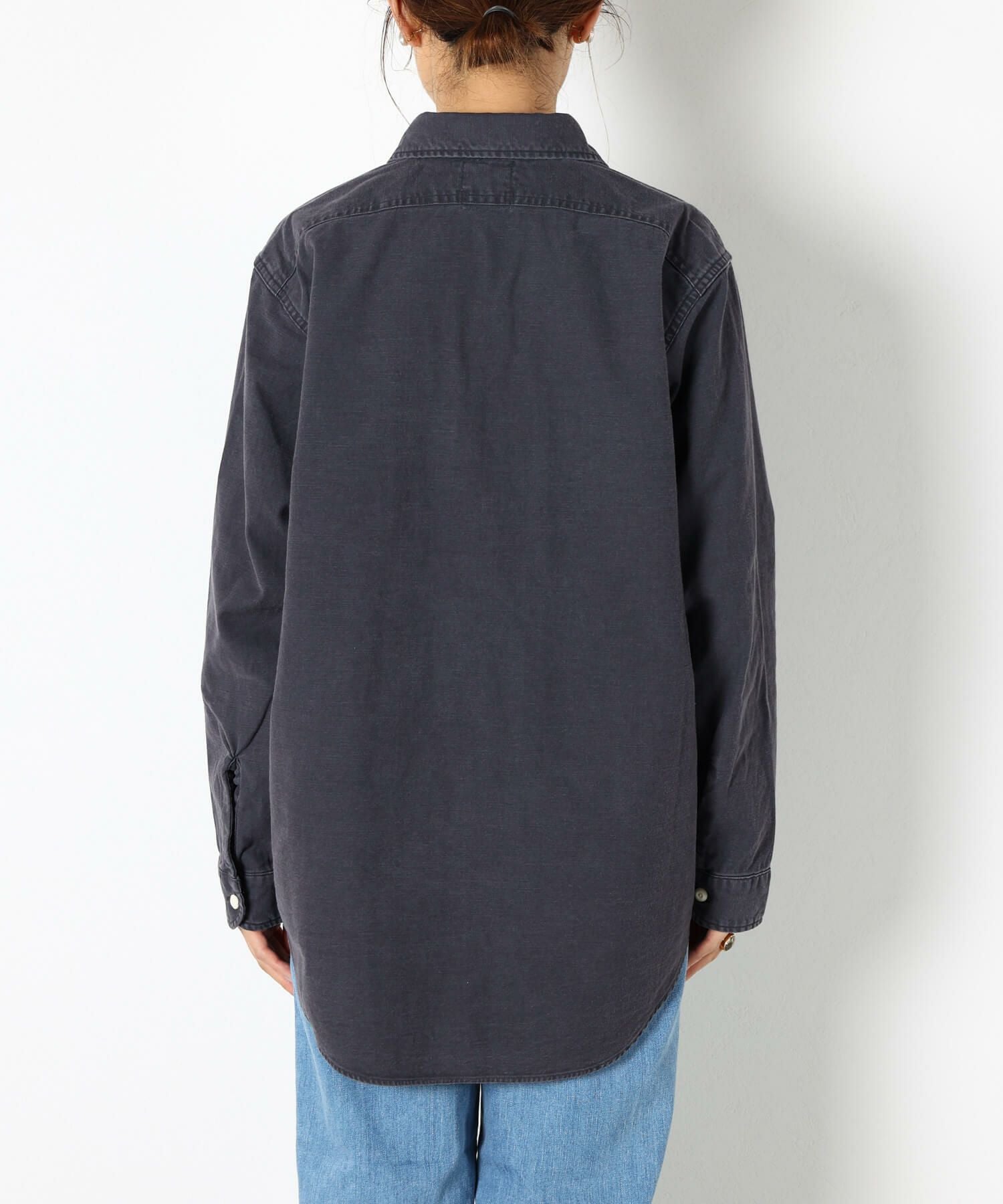 MADISONBLUE(マディソンブルー)】 HAMPTON BACK SATIN SHIRT｜PARIGOT