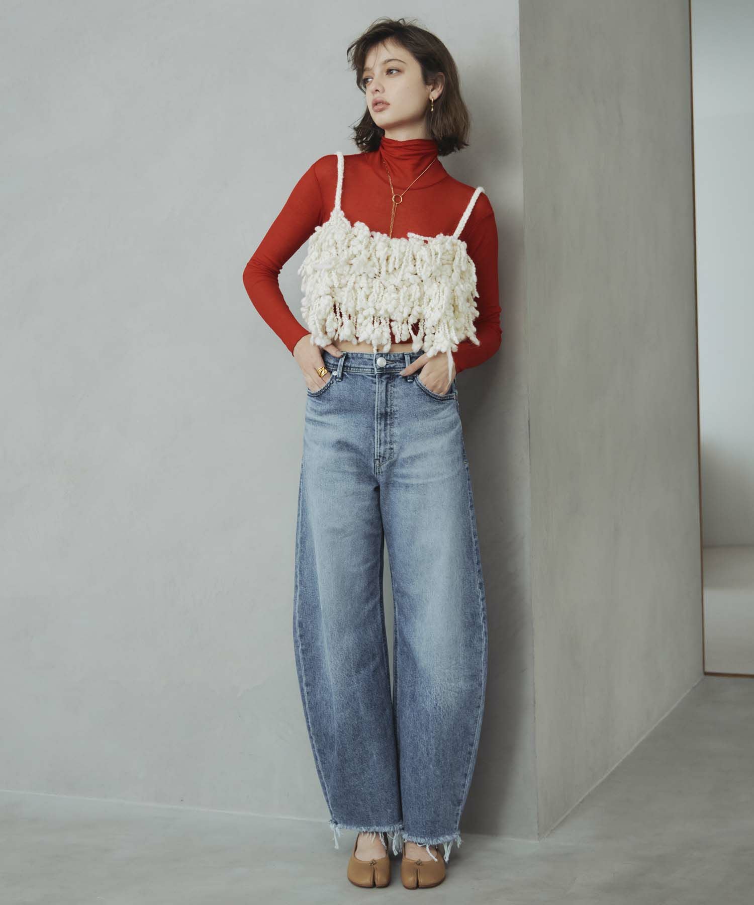 Maison Margiela(メゾンマルジェラ)】 タビ バレエシューズ｜PARIGOT