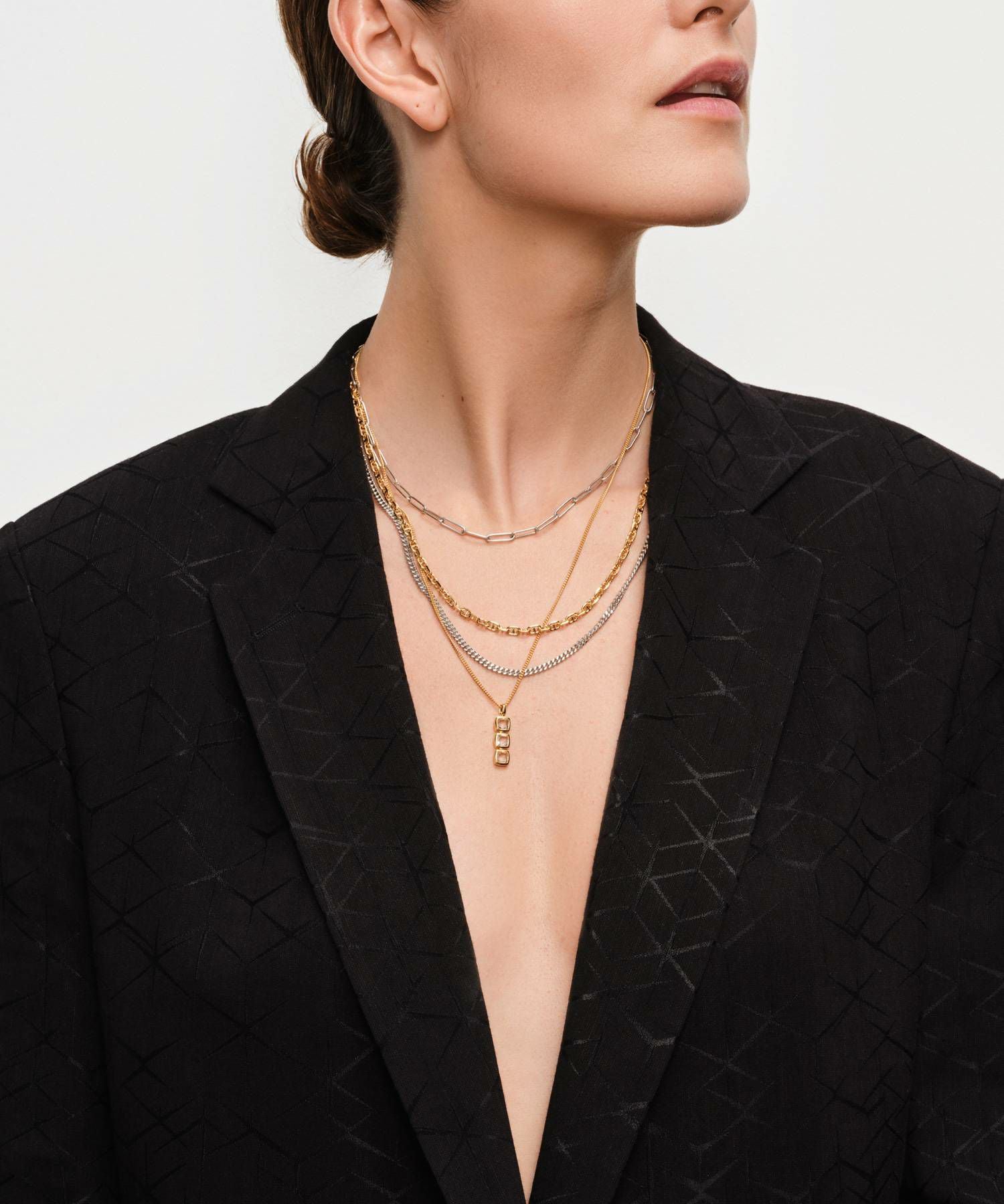 新品TOMWOOD トムウッド ネックレス ケーブル Rue Chain Duo 新品未 