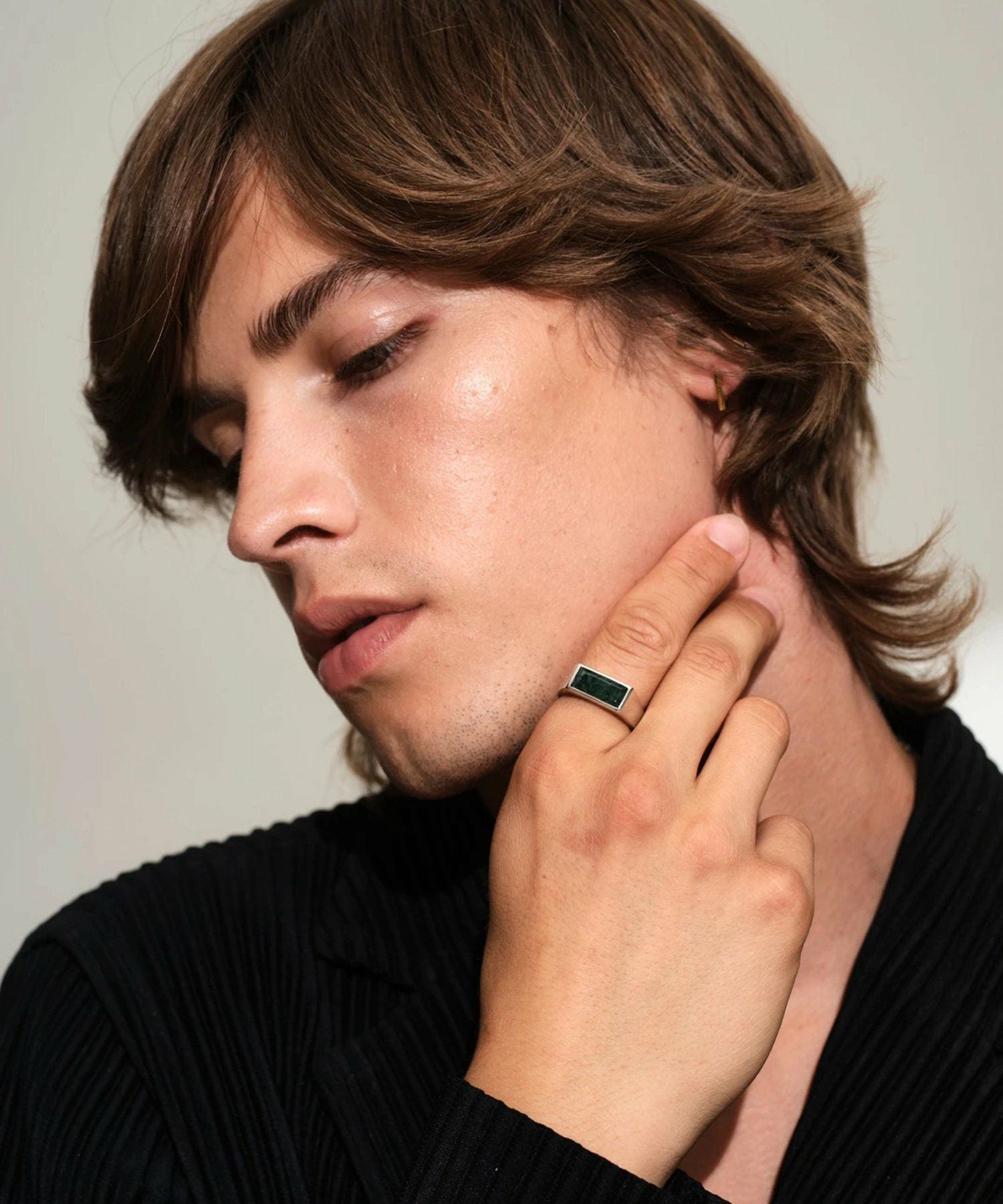 TOM WOOD(トムウッド)】 Peaky Green Marble リング｜PARIGOT ONLINE