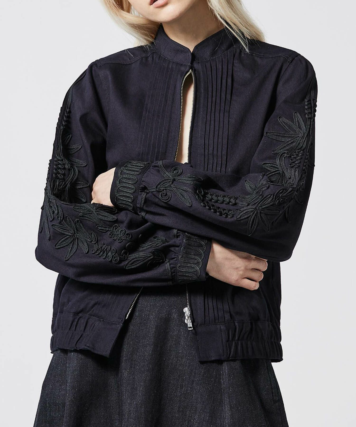 ジャケット・アウター LOKITHO CODE EMBROIDERY BLOUSON LOKITHO(ロキト)】 PARIGOT(パリゴ)別注 Code Embroidery Fur Blouson