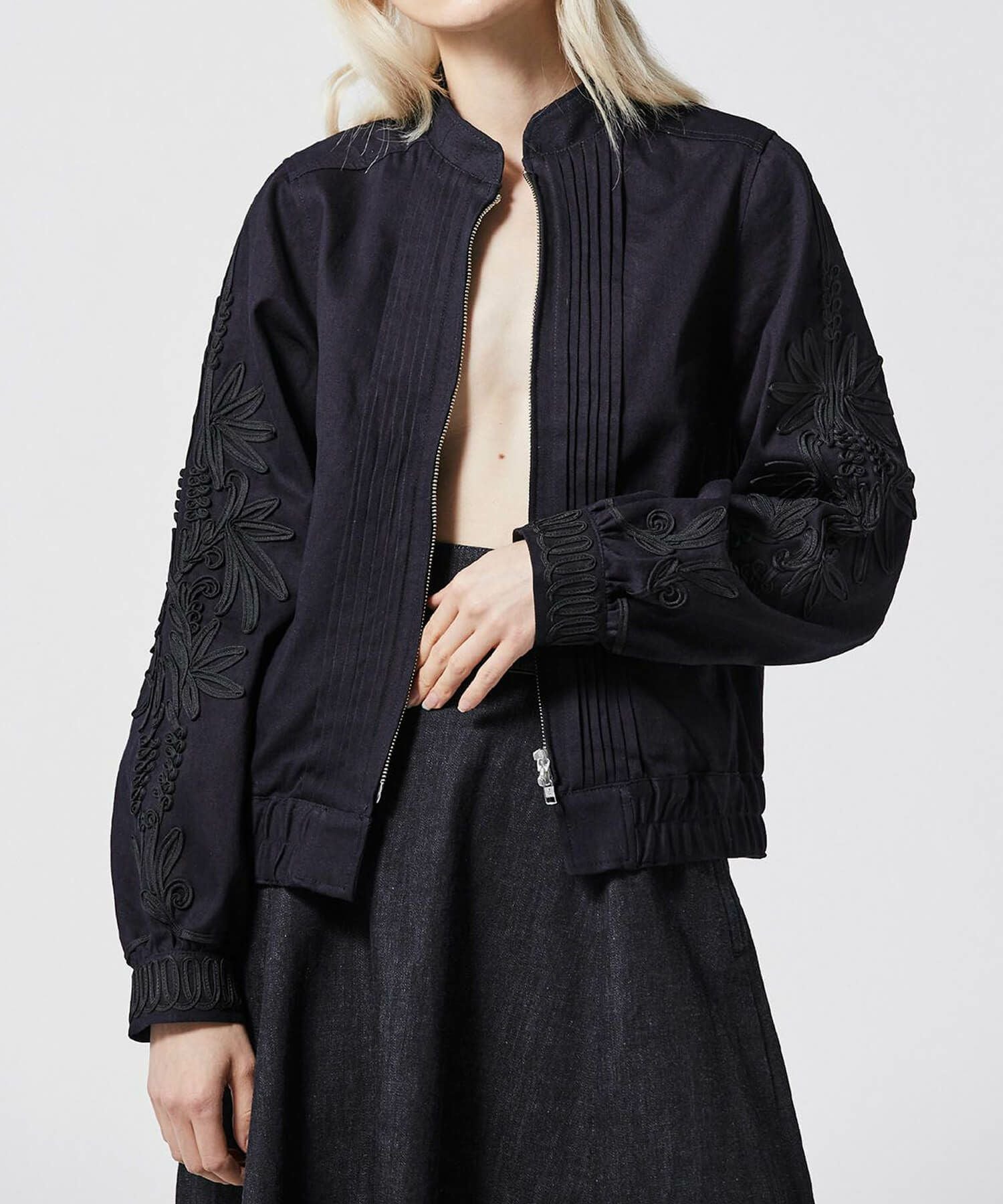 JAPAN DENIM(ジャパンデニム)】 LOKITHO _ CODE EMBROIDERY BLOUSON