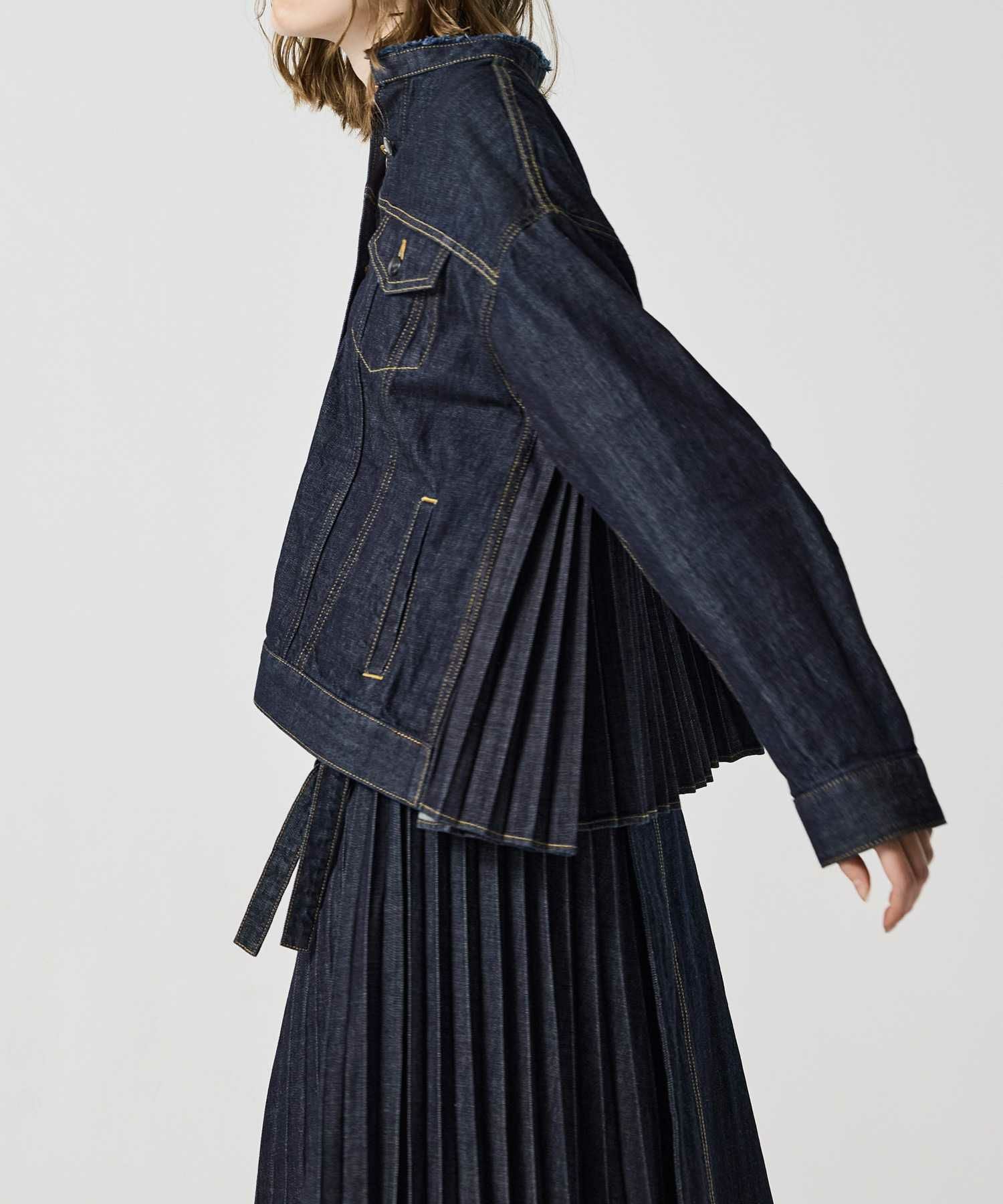 JAPAN DENIM(ジャパンデニム)】 EZUMI _ BACK PLEATS DENIM JACKET