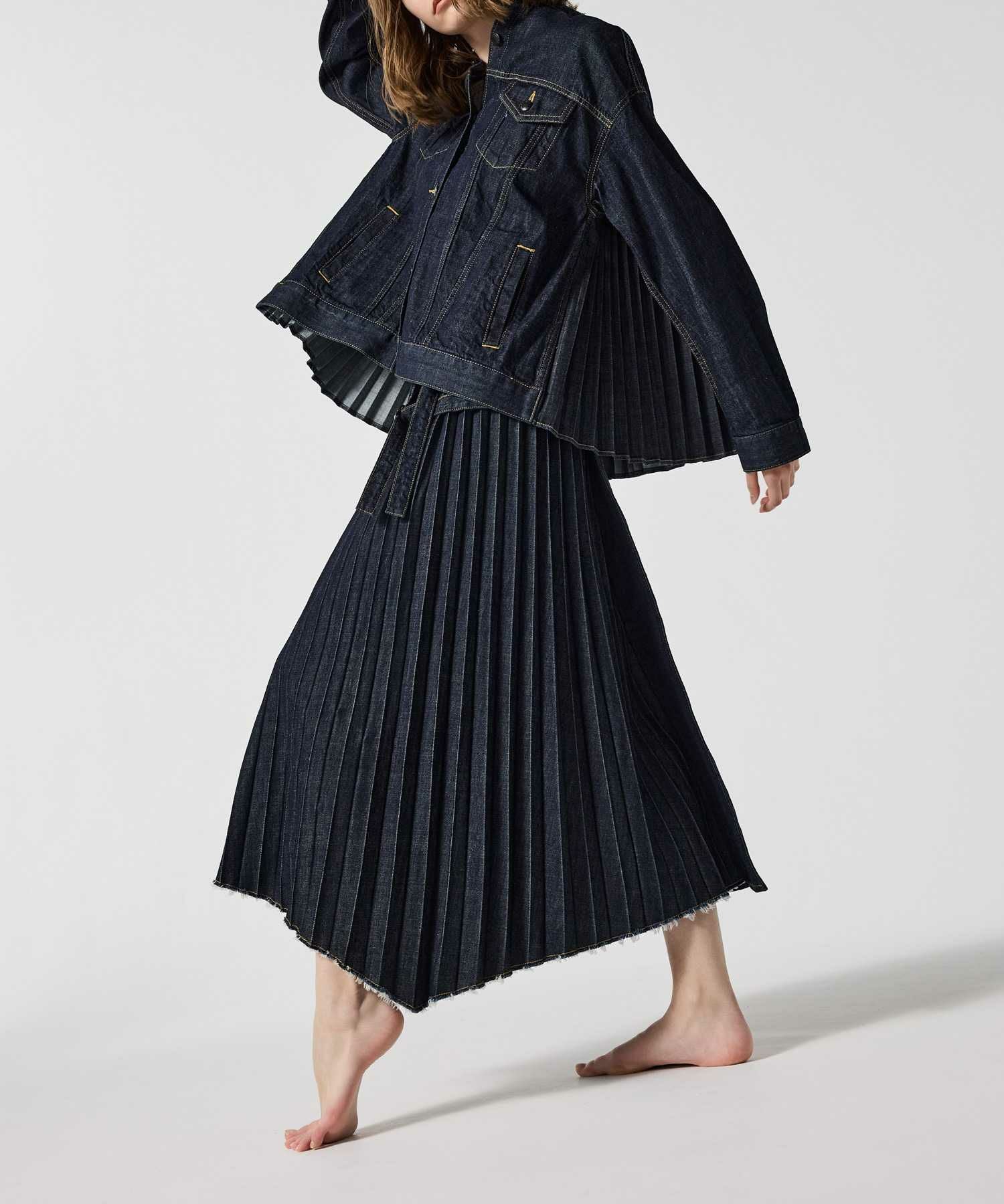 JAPAN DENIM(ジャパンデニム)】 EZUMI _ BACK PLEATS DENIM JACKET