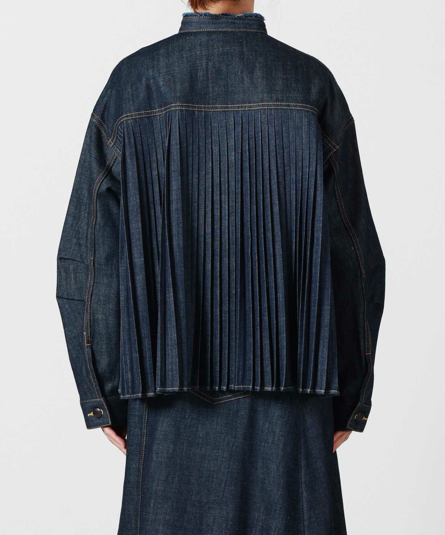 JAPAN DENIM(ジャパンデニム)】 EZUMI _ BACK PLEATS DENIM JACKET