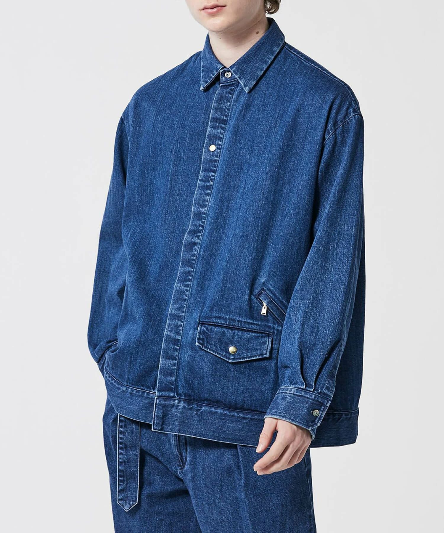 JAPAN DENIM(ジャパンデニム)】CULLNI _ RIDERS SHIRT JACKET MEDIUM