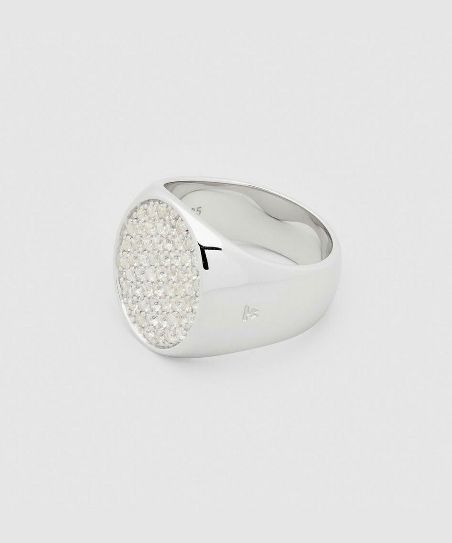 TOM WOOD(トムウッド)】 Pinkie Oval White Topaz リング｜PARIGOT
